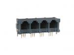 RJ12-6P6C 1xN Jack Right angle with Lock 